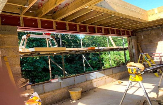 flat roof house extension