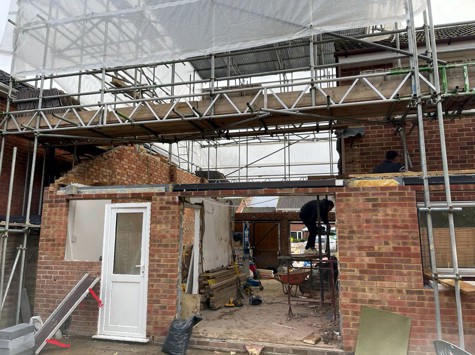 back house extension